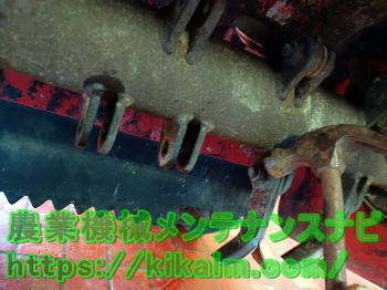 ナットの固着を剥がす