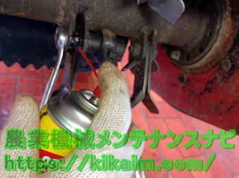 浸透潤滑剤の使用 ２